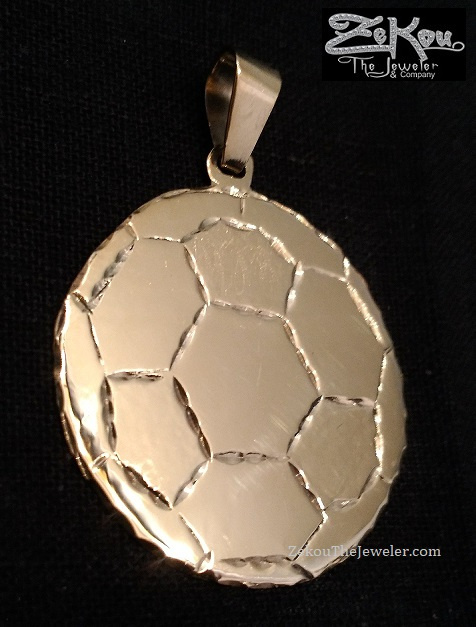 Custom 10K Soccer Pendant